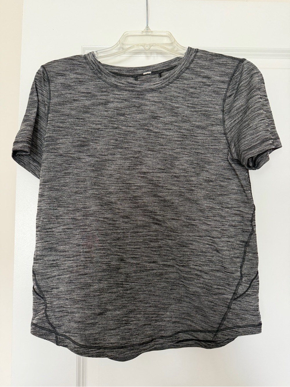 Lululemon Gray Short-Sleeve Crewneck Shirt